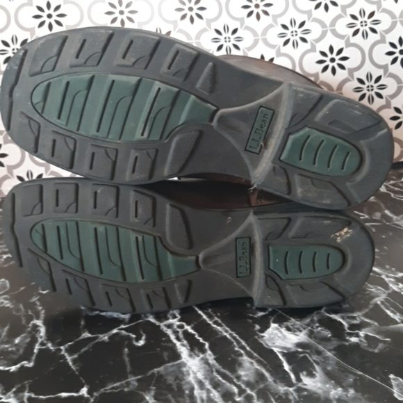 L.L.Bean brown ankle Nubuck boots 6.5 - Picture 5 of 6